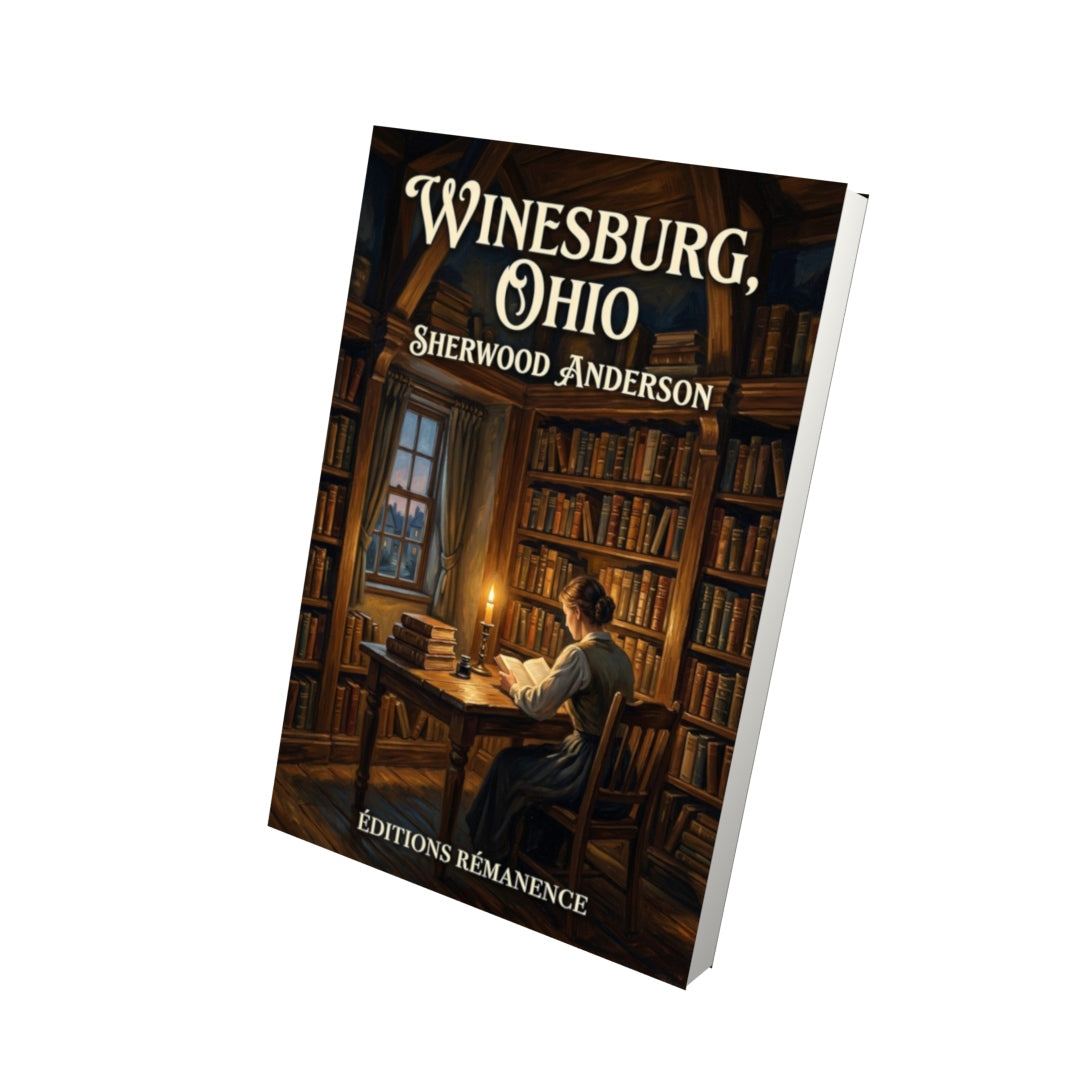 Livre Winesburg, Ohio – Sherwood Anderson - Vue 3D - Editions Remanence