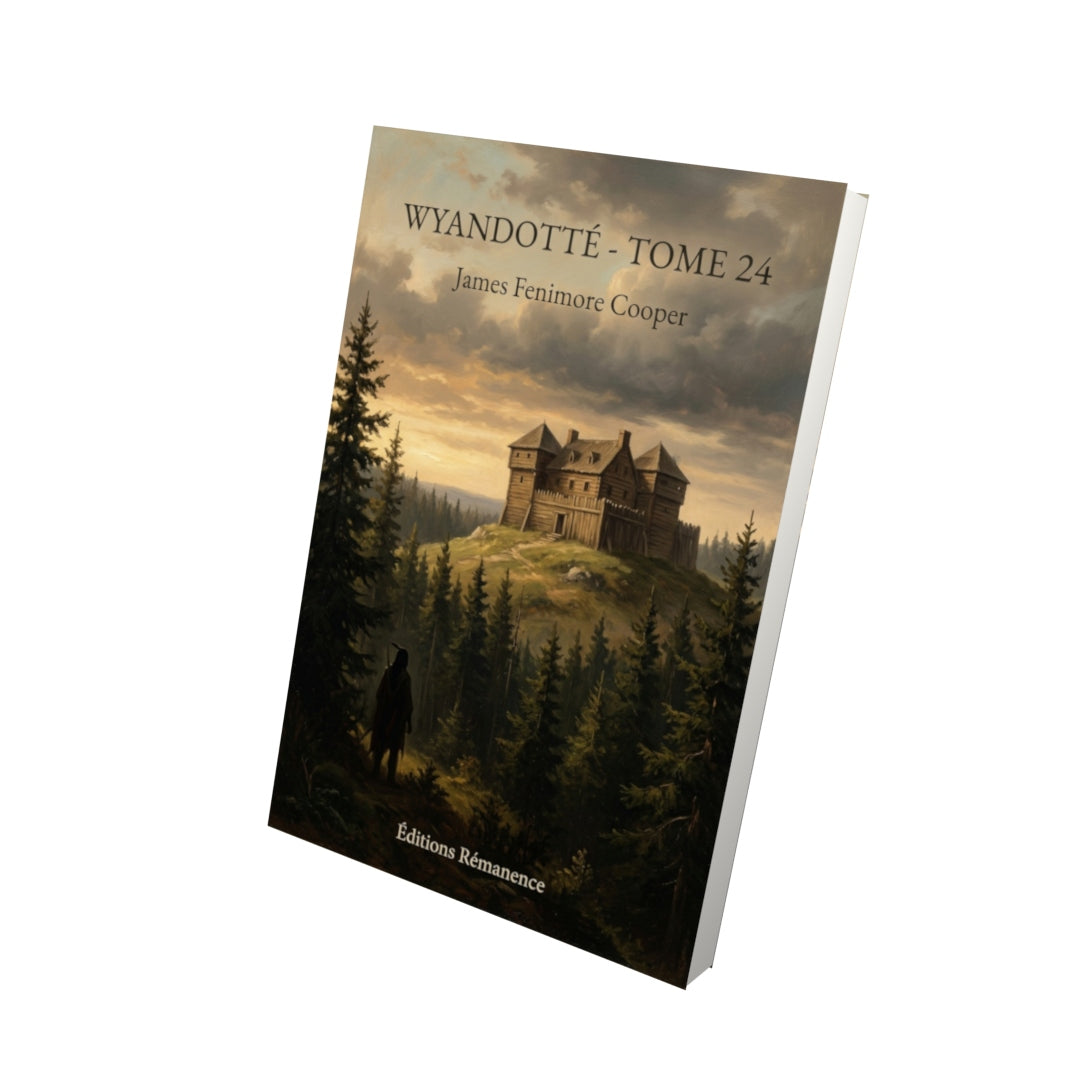 Livre Wyandotté - Tome 24 par James Fenimore Cooper - Vue 3D - Editions Remanence