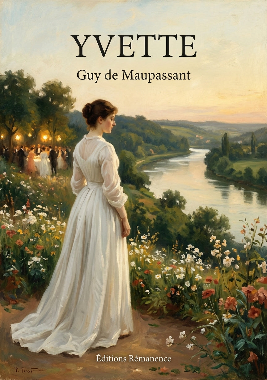 Livre Yvette par Guy de Maupassant - Couverture - Editions Remanence