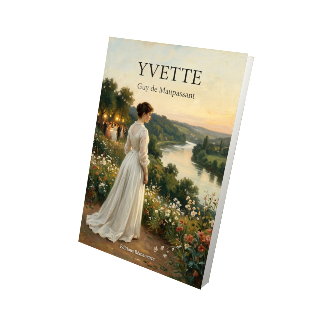 Livre Yvette par Guy de Maupassant - Vue 3D - Editions Remanence