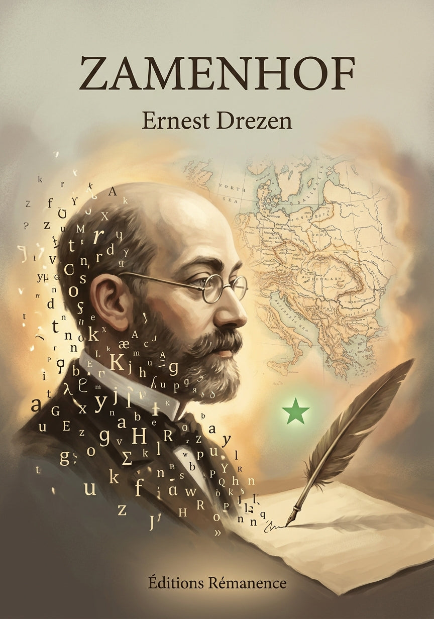 Livre Zamenhof par Ernest Drezen - Couverture - Editions Remanence