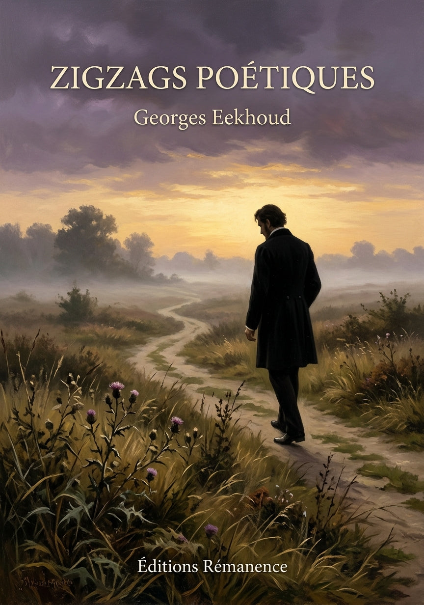 Livre Zigzags poétiques par Georges Eekhoud - Couverture - Editions Remanence