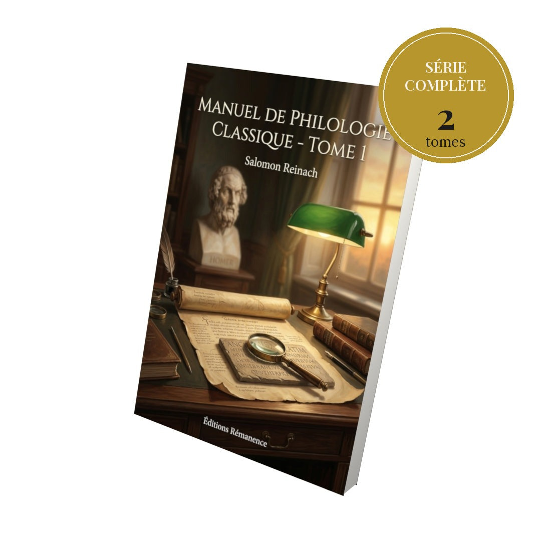 Manuel de philologie classique – série complète en 2 tomes