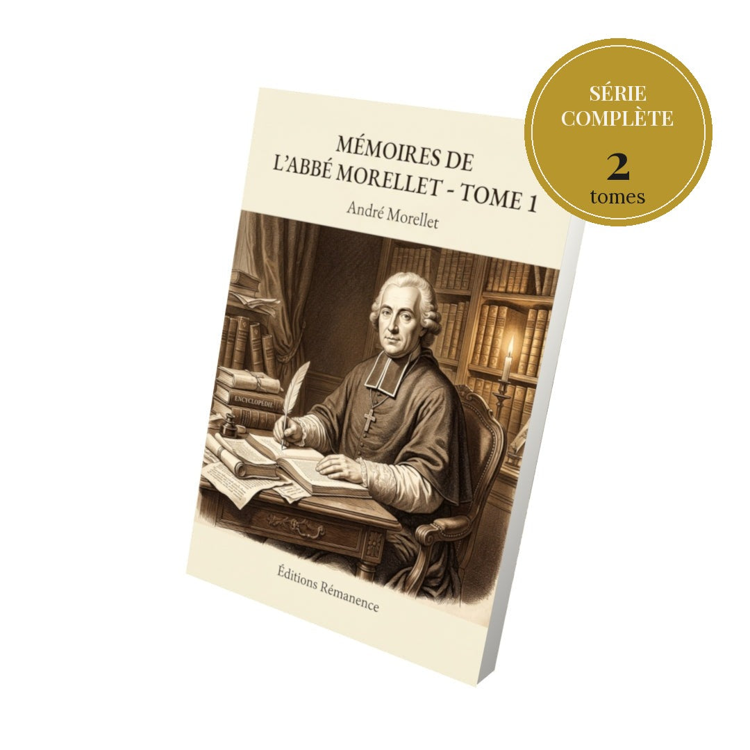 Mémoires de l’abbé Morellet – série complète en 2 tomes