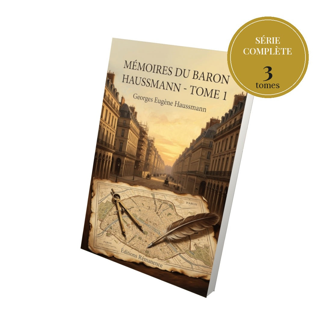 Mémoires du baron Haussmann – série complète en 3 tomes