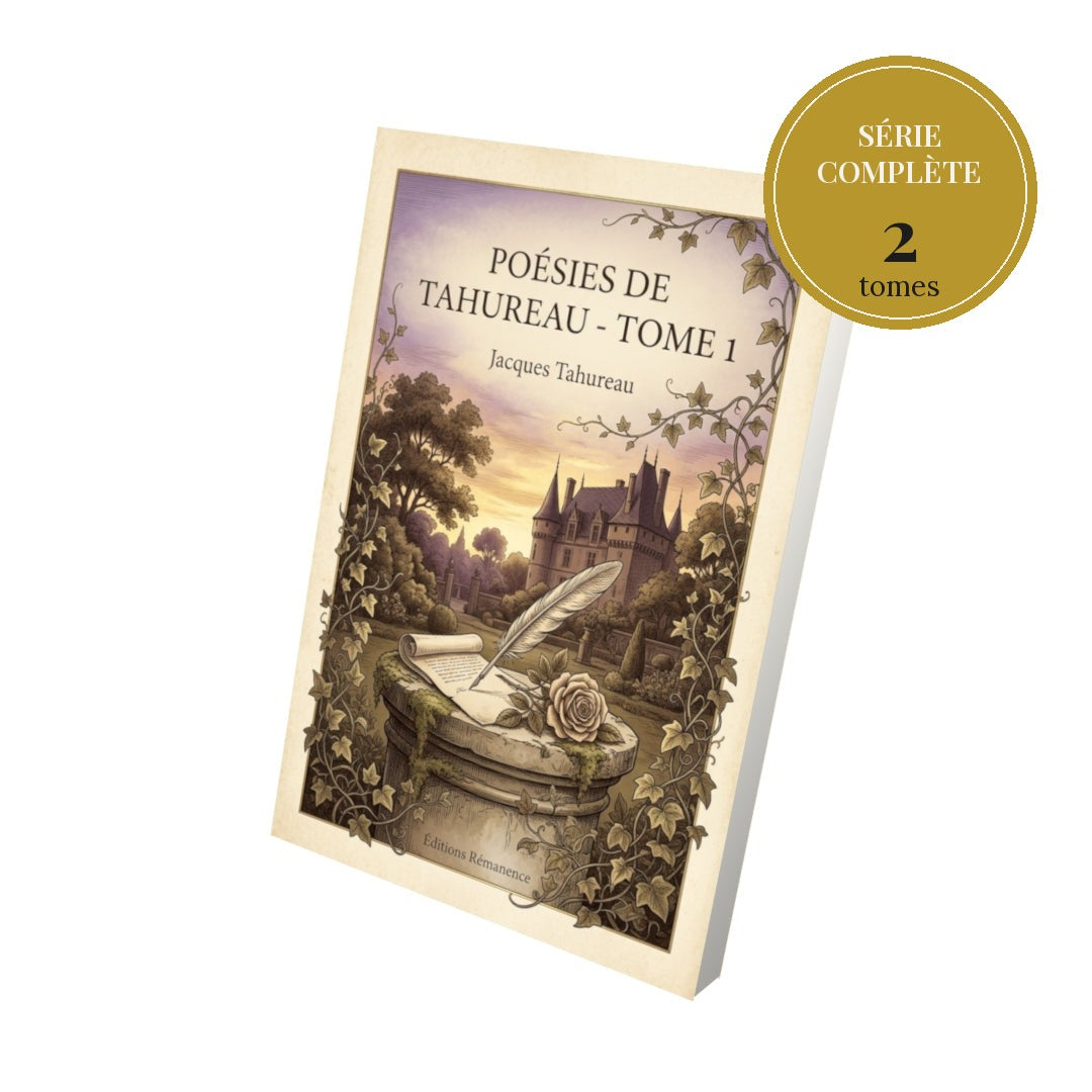 Poésies de Tahureau – série complète en 2 tomes