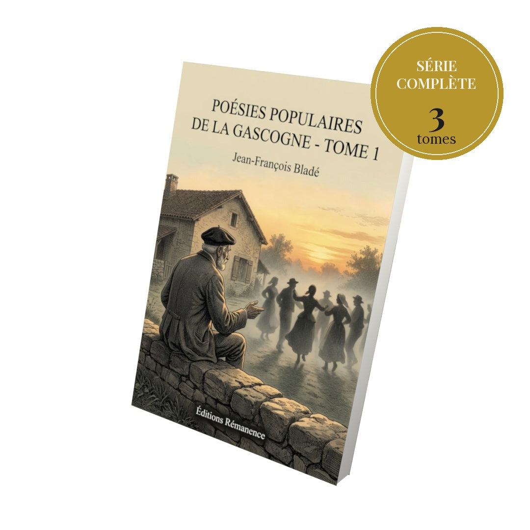 Poésies populaires de la Gascogne – série complète en 3 tomes