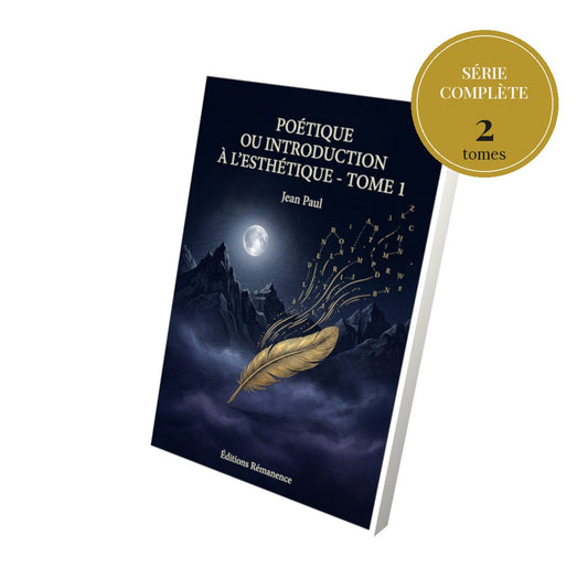Poétique ou Introduction à l’esthétique – série complète en 2 tomes