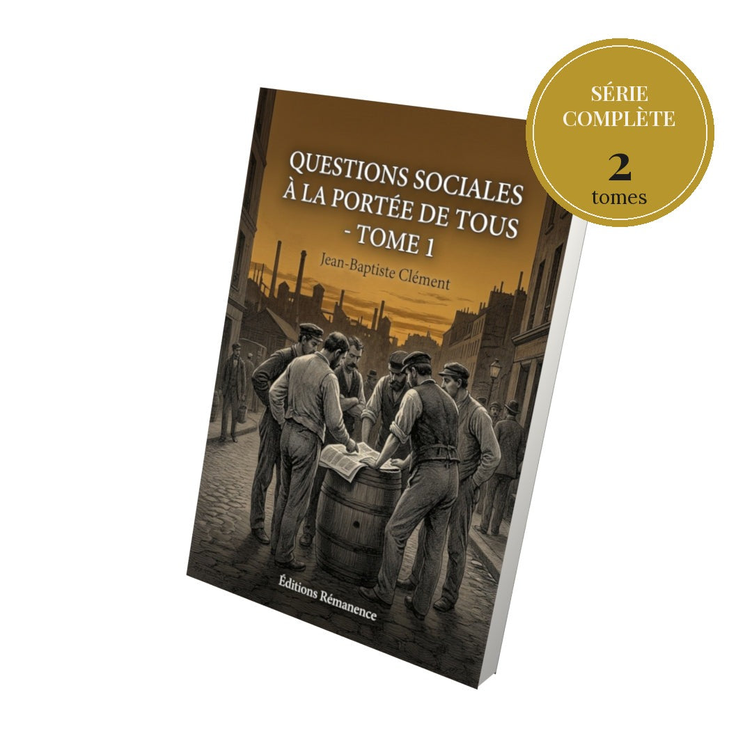 Questions sociales à la portée de tous – série complète en 2 tomes