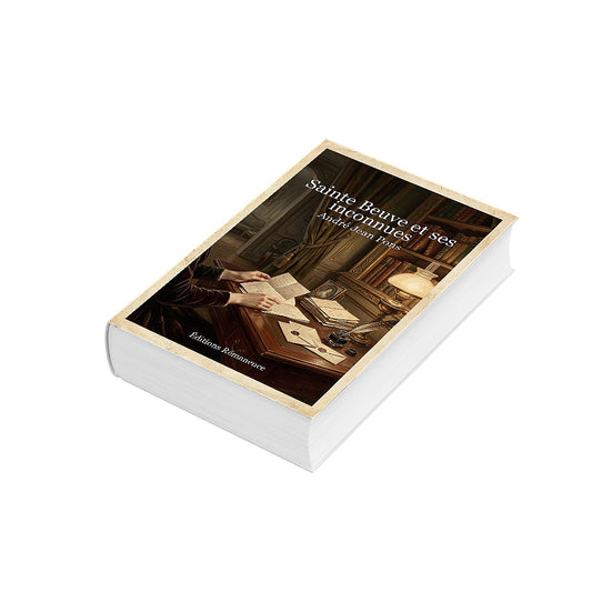 Couverture 3D de Sainte Beuve et ses inconnues – André Jean Pons