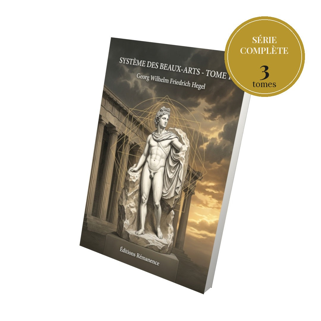 Système des beaux-arts – série complète en 3 tomes