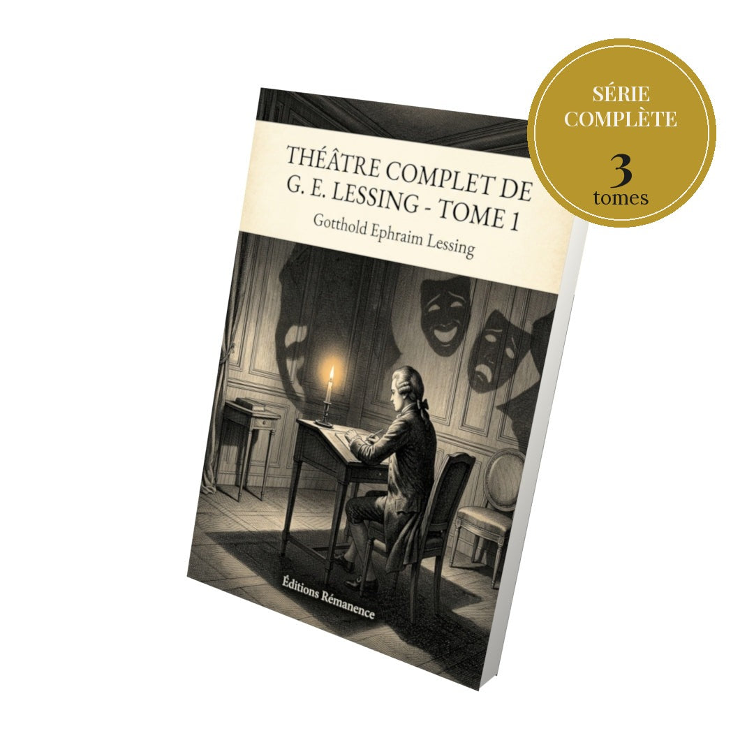 Théâtre complet de G. E. Lessing – série complète en 3 tomes
