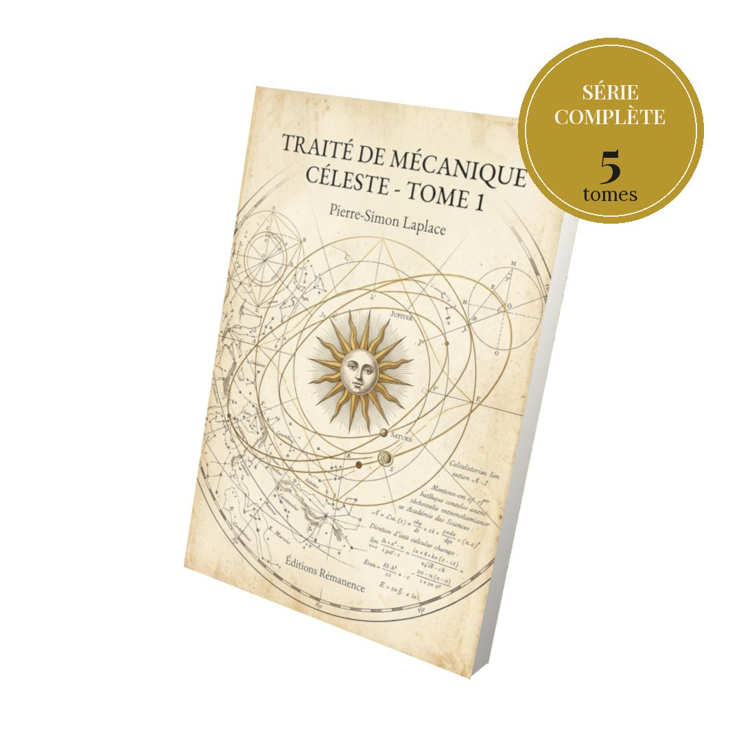 Traité de mécanique céleste – série complète en 5 tomes