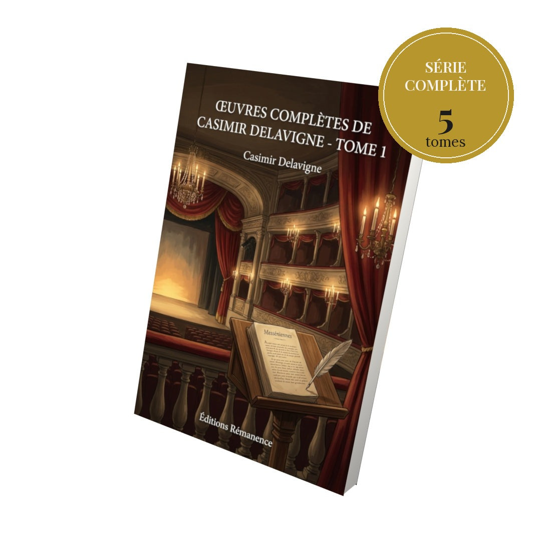 Œuvres complètes de Casimir Delavigne – série complète en 5 tomes