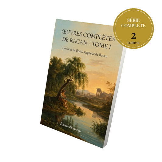 Œuvres complètes de Racan – série complète en 2 tomes