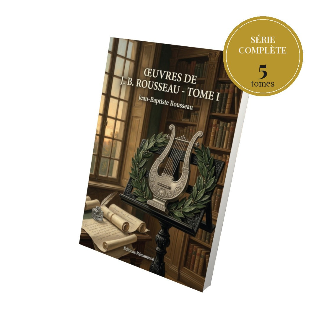 Œuvres de J. B. Rousseau – série complète en 5 tomes