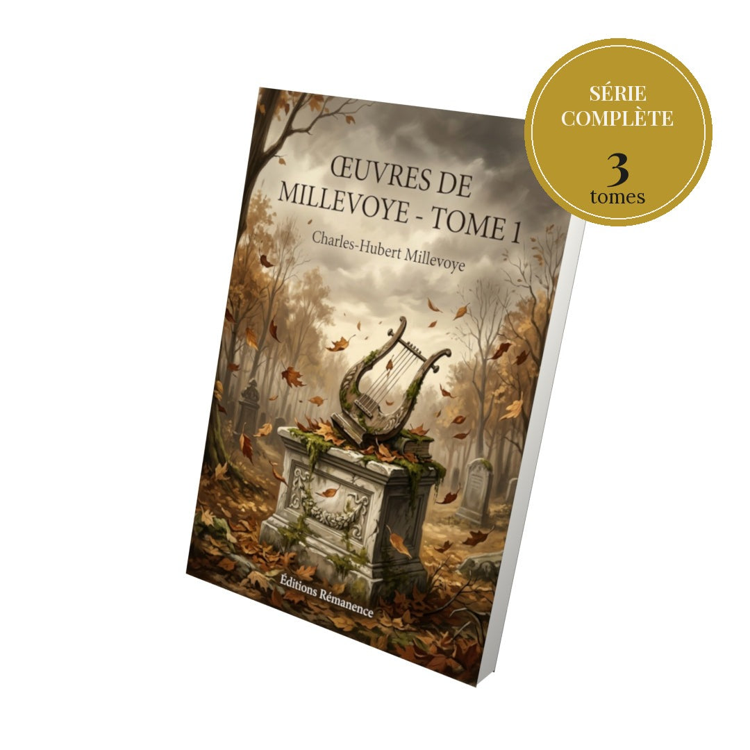 Œuvres de Millevoye – série complète en 3 tomes