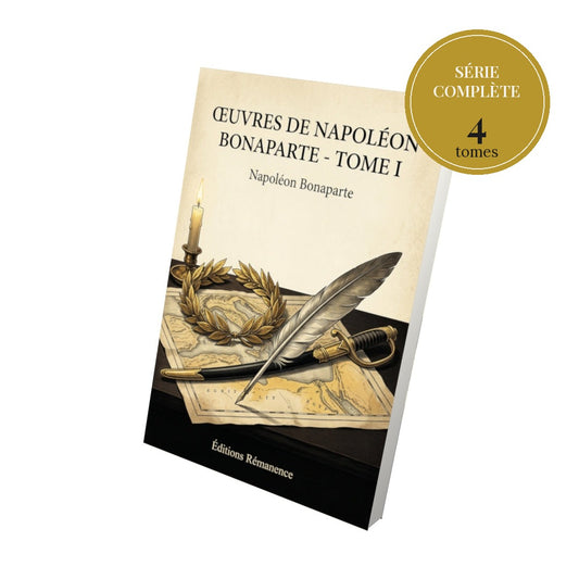 Œuvres de Napoléon Bonaparte – série complète en 4 tomes