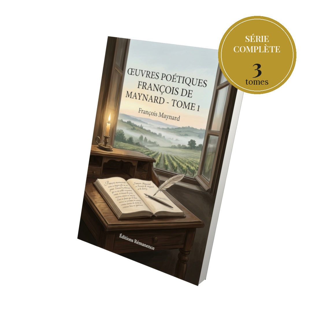 Œuvres poétiques François de Maynard – série complète en 3 tomes