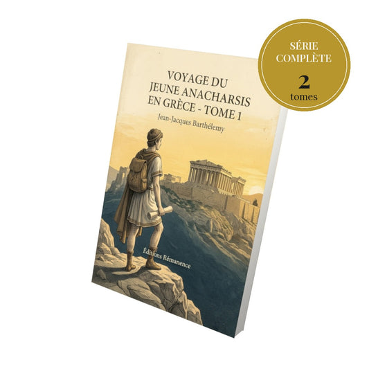 Voyage du jeune Anacharsis en Grèce – série complète en 2 tomes