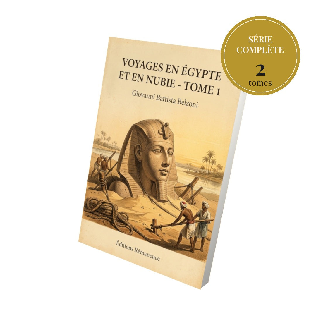 Voyages en Égypte et en Nubie – série complète en 2 tomes